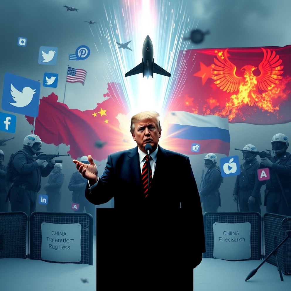Trade war and geopolitical shifts echoing 1945