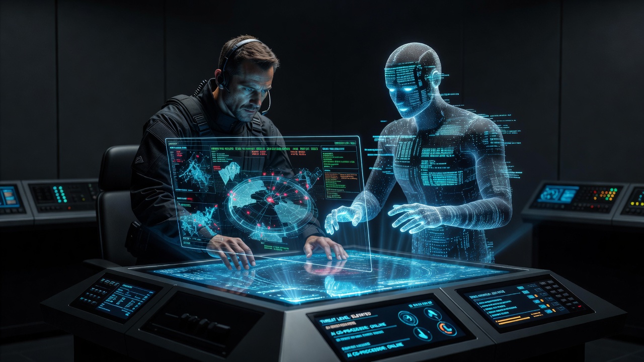 Human-machine teaming in command center